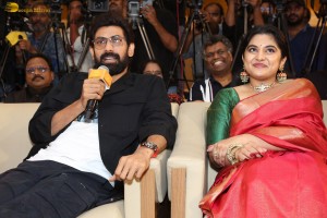 35 Chinna Katha Kaadu Pre-Release Function attended by Priyadarshi Pulikonda, Nivetha Thomas, Rana Daggubati, Nani, Mangli, and others