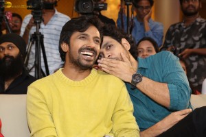 35 Chinna Katha Kaadu Pre-Release Function attended by Priyadarshi Pulikonda, Nivetha Thomas, Rana Daggubati, Nani, Mangli, and others