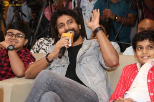 35 Chinna Katha Kaadu Pre-Release Function attended by Priyadarshi Pulikonda, Nivetha Thomas, Rana Daggubati, Nani, Mangli, and others