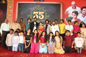 35 Chinna Katha Kaadu Pre-Release Function attended by Priyadarshi Pulikonda, Nivetha Thomas, Rana Daggubati, Nani, Mangli, and others