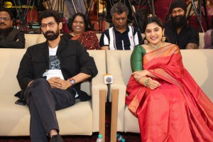 35 Chinna Katha Kaadu Pre-Release Function attended by Priyadarshi Pulikonda, Nivetha Thomas, Rana Daggubati, Nani, Mangli, and others