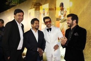 83 movie premiere held in Mumbai attended by cricketers Kapil Dev and Srikanth