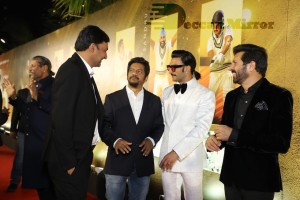 83 movie premiere held in Mumbai attended by cricketers Kapil Dev and Srikanth
