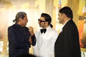 83 movie premiere held in Mumbai attended by cricketers Kapil Dev and Srikanth