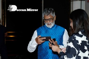 83 Movie AMB Show - Red Carpet attended by Kapil Dev, Ranvir Singh, and Krishnamachari Srikkanth