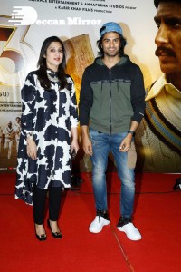 83 Movie AMB Show - Red Carpet attended by Kapil Dev, Ranvir Singh, and Krishnamachari Srikkanth