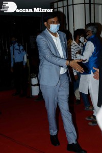 83 Movie AMB Show - Red Carpet attended by Kapil Dev, Ranvir Singh, and Krishnamachari Srikkanth