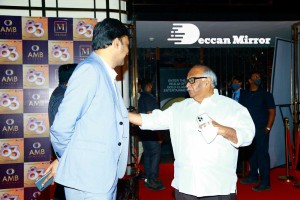 83 Movie AMB Show - Red Carpet attended by Kapil Dev, Ranvir Singh, and Krishnamachari Srikkanth