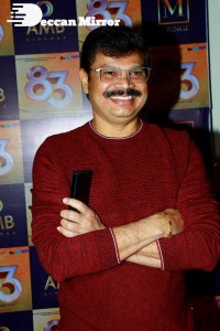 83 Movie AMB Show - Red Carpet attended by Kapil Dev, Ranvir Singh, and Krishnamachari Srikkanth