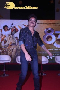 83 movie team interacts with media on December 23, 2021