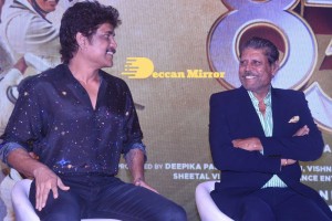 83 movie team interacts with media on December 23, 2021