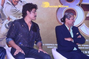 83 movie team interacts with media on December 23, 2021