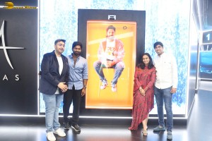 The Launch of AAA Cinemas by Allu Arjun, along with Allu Aravind, Sunil Narang, and Talasani Srinivas Yadav