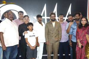 The Launch of AAA Cinemas by Allu Arjun, along with Allu Aravind, Sunil Narang, and Talasani Srinivas Yadav