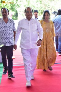 Akkineni Nageswara Rao Statue Inauguration attended by Nagarjuna, Amala, Naga Chaitanya, Akhil, Mahesh Babu, Ram Charan, Nani, and Venkiah Naidu