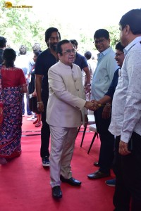 Akkineni Nageswara Rao Statue Inauguration attended by Nagarjuna, Amala, Naga Chaitanya, Akhil, Mahesh Babu, Ram Charan, Nani, and Venkiah Naidu