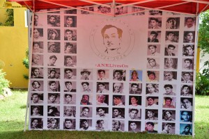 Akkineni Nageswara Rao Statue Inauguration attended by Nagarjuna, Amala, Naga Chaitanya, Akhil, Mahesh Babu, Ram Charan, Nani, and Venkiah Naidu