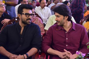 Akkineni Nageswara Rao Statue Inauguration attended by Nagarjuna, Amala, Naga Chaitanya, Akhil, Mahesh Babu, Ram Charan, Nani, and Venkiah Naidu