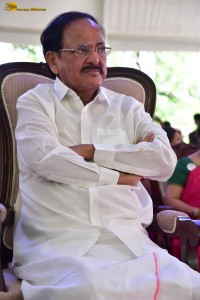 Akkineni Nageswara Rao Statue Inauguration attended by Nagarjuna, Amala, Naga Chaitanya, Akhil, Mahesh Babu, Ram Charan, Nani, and Venkiah Naidu