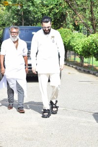 Akkineni Nageswara Rao Statue Inauguration attended by Nagarjuna, Amala, Naga Chaitanya, Akhil, Mahesh Babu, Ram Charan, Nani, and Venkiah Naidu
