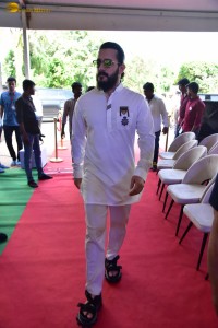 Akkineni Nageswara Rao Statue Inauguration attended by Nagarjuna, Amala, Naga Chaitanya, Akhil, Mahesh Babu, Ram Charan, Nani, and Venkiah Naidu