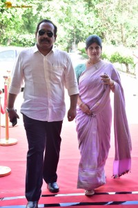 Akkineni Nageswara Rao Statue Inauguration attended by Nagarjuna, Amala, Naga Chaitanya, Akhil, Mahesh Babu, Ram Charan, Nani, and Venkiah Naidu