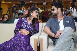 ARM (Ajayante Randam Moshanam) Pre-Release Function attended by Tovino Thomas, Krithi Shetty, and Aishwarya Rajesh