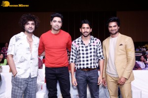 Aa ammayi gurinchi meeku cheppali pre release attended by krithi shetty, sudheer babu, naga chaitanya, adivi sesh and sidhu jonnalagadda