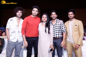 Aa ammayi gurinchi meeku cheppali pre release attended by krithi shetty, sudheer babu, naga chaitanya, adivi sesh and sidhu jonnalagadda