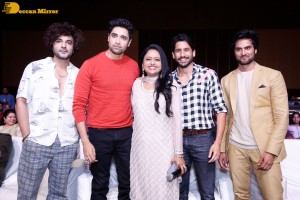 Aa ammayi gurinchi meeku cheppali pre release attended by krithi shetty, sudheer babu, naga chaitanya, adivi sesh and sidhu jonnalagadda