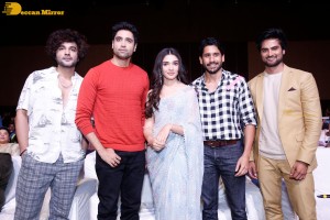 Aa ammayi gurinchi meeku cheppali pre release attended by krithi shetty, sudheer babu, naga chaitanya, adivi sesh and sidhu jonnalagadda