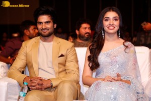 Aa ammayi gurinchi meeku cheppali pre release attended by krithi shetty, sudheer babu, naga chaitanya, adivi sesh and sidhu jonnalagadda