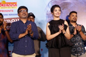 Pictures from the Song Launch of 'Aa Ammayi Gurinchi Meeku Cheppali' - attended by Sudheer Babu, Krithi Shetty and Mohana Krishna Indraganti