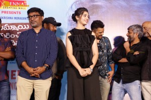 Pictures from the Song Launch of 'Aa Ammayi Gurinchi Meeku Cheppali' - attended by Sudheer Babu, Krithi Shetty and Mohana Krishna Indraganti