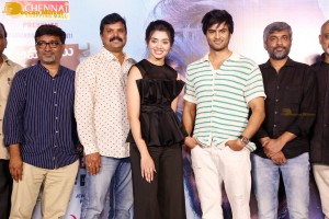 Pictures from the Song Launch of 'Aa Ammayi Gurinchi Meeku Cheppali' - attended by Sudheer Babu, Krithi Shetty and Mohana Krishna Indraganti