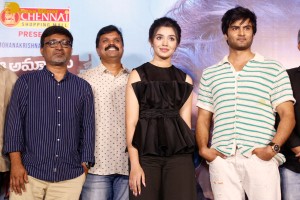 Pictures from the Song Launch of 'Aa Ammayi Gurinchi Meeku Cheppali' - attended by Sudheer Babu, Krithi Shetty and Mohana Krishna Indraganti