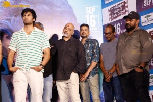 Pictures from the Song Launch of 'Aa Ammayi Gurinchi Meeku Cheppali' - attended by Sudheer Babu, Krithi Shetty and Mohana Krishna Indraganti
