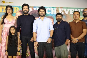 Aa Okkati Adakku Trailer Launch attended by Allari Naresh, Faria Abdullah, Nani, and others