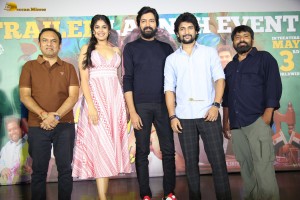 Aa Okkati Adakku Trailer Launch attended by Allari Naresh, Faria Abdullah, Nani, and others