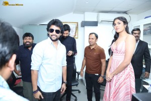 Aa Okkati Adakku Trailer Launch attended by Allari Naresh, Faria Abdullah, Nani, and others