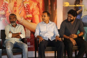 Rashmika Mandanna and Sharwanand at March 5 Press Meet of the movie Aadavallu Meeku Johaarlu