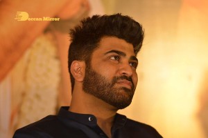 Rashmika Mandanna and Sharwanand at March 5 Press Meet of the movie Aadavallu Meeku Johaarlu