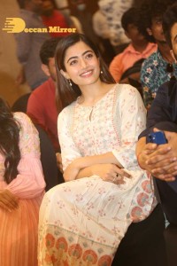 Rashmika Mandanna and Sharwanand at March 5 Press Meet of the movie Aadavallu Meeku Johaarlu