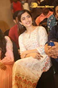 Rashmika Mandanna and Sharwanand at March 5 Press Meet of the movie Aadavallu Meeku Johaarlu