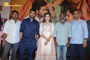 Rashmika Mandanna and Sharwanand at March 5 Press Meet of the movie Aadavallu Meeku Johaarlu