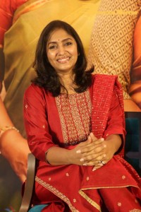 Pictures of Aadavallu Meeku Johaarlu Pre-Release Press Meet - attended by Rashmika Mandanna, Jhansi and others.