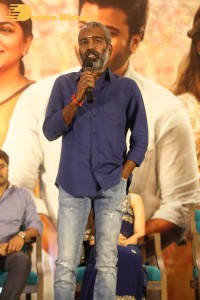 Pictures of Aadavallu Meeku Johaarlu Pre-Release Press Meet - attended by Rashmika Mandanna, Jhansi and others.