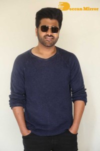 Press Meet of Telugu Movie Aadavallu Meeku Joharlu attended by actors Sharwanand and Rashmika