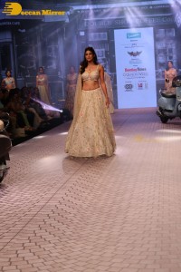 Aahana Kumra ramp walk at Bombay Times Fashion Week