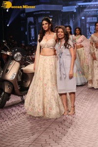 Aahana Kumra ramp walk at Bombay Times Fashion Week
